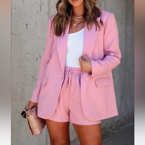 Pink Oversized Blazer
